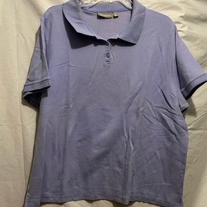 purple polo shirt 🧷